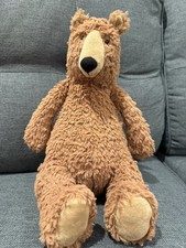 Jellycat Genuine Enzo Bear Soft Toy Plush Rare and Retired New without tag