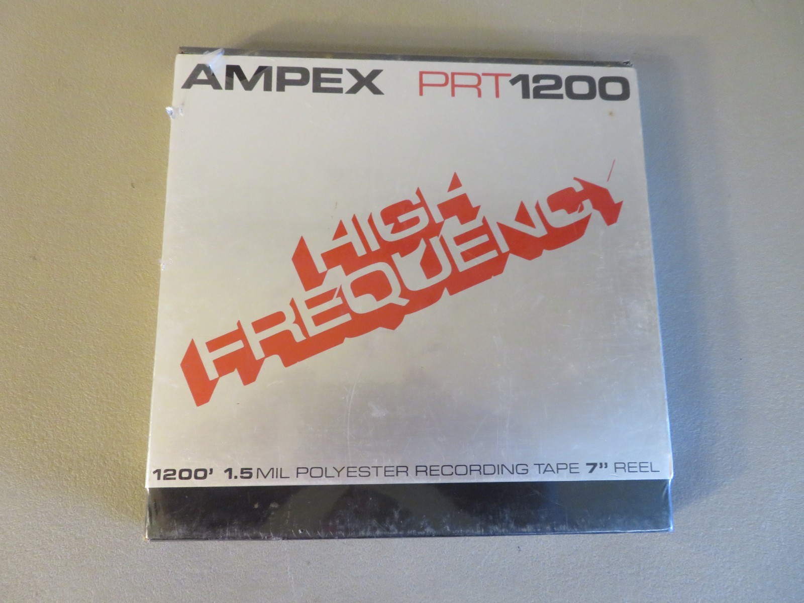 NEW Sealed Ampex PRT1200 High Frequency Audio Reel To Reel Tape 7" x 1200 1.5Mil