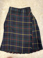 Highland Home Industries Girls Wool Kilt Size 7/8