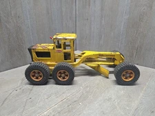 Vtg 70s Tonka Pressed Steel Road Grader No. 2510 