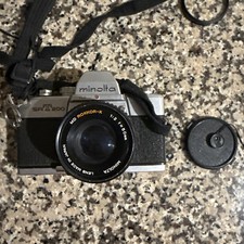 Minolta SRT200 SLR Camera with Minolta 50mm Lens, Tested Working