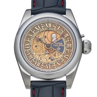 Orologio da polso VINTAGE cassa nuova 39 mm quadrante argento cinturino pelle S.n. 185245