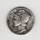 1944 S MERCURY DIME 10¢ SAN FRANCISCO 90% SILVER 10 CENTS UNITED STATES AMERICA