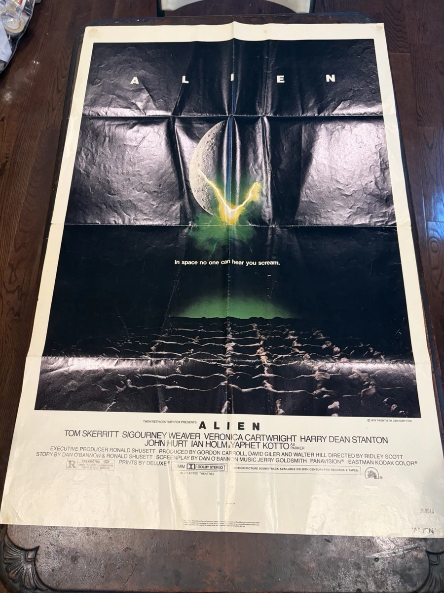 Alien Original Poster In Movie Memorabilia Original Us Posters