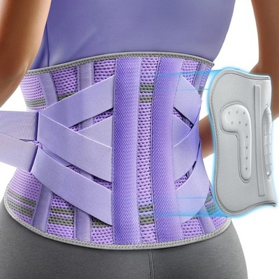 Back Brace for Lower Back Pain Women with 9X Support System, Ergonomic Lumbar...