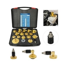 17Pcs Brake Bleeder Adapter Kit, Master Cylinder Bleeder Cap, Brake Fluid Ble...