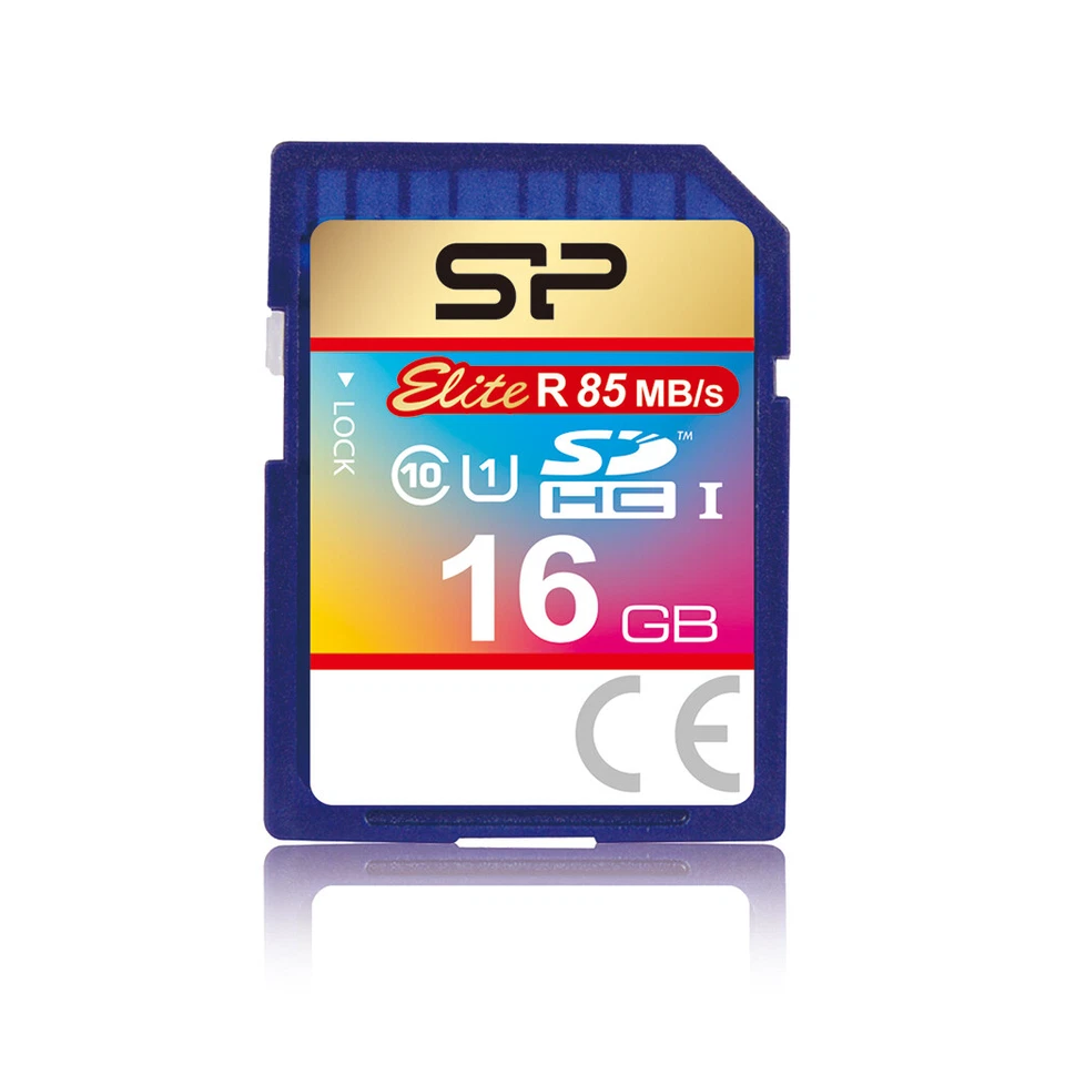 Silicon Power  Elite SD SDHC SDXC Memory Card UHS-1 Class 10 16GB-128GB - Image 2 of 4