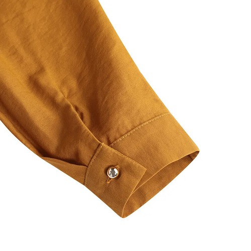 Casual Blouse Women Muslim Long Sleeve Top Solid Color Round Neck Shirt S-3XL - Picture 26 of 28