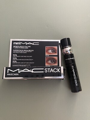 MAC Mini Infinite Build Volume Lenght schwarze Wimperntusche 8 ml im Karton