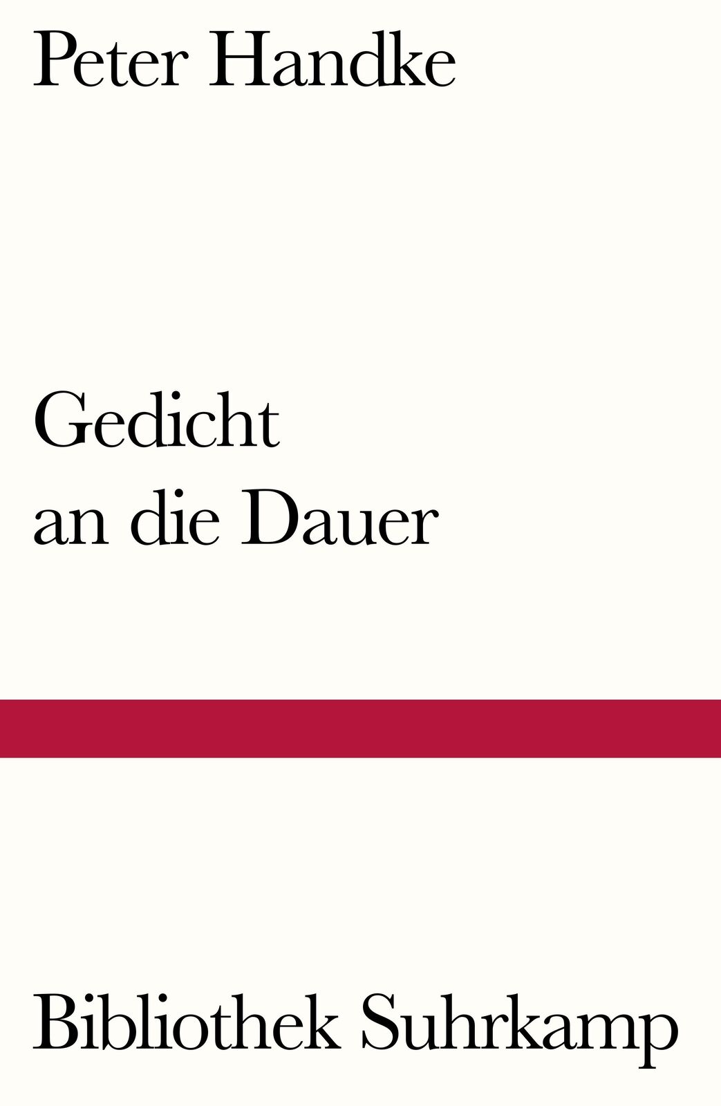 Thumbnail - Gedicht An Die Dauer | Buch | 9783518242384