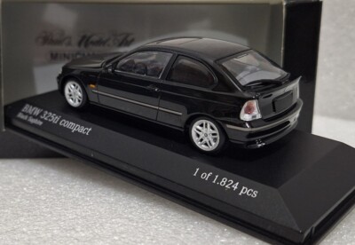 BMW 3-Series 325 Ti Compact (E46) 2000 Black 1:43 Minichamps