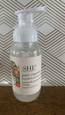Om She Aromatherapy Foaming Hand Wash Patchouli, Geranium, & Orange  8.45 Fl Oz