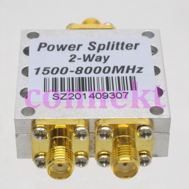RF coaxial Power Splitter Divider Combiner SMA 2way 1.58.0GHz signal