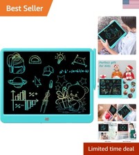 Lightweight 15'' LCD Writing Tablet with Stylus - Ideal for Travel  Learning