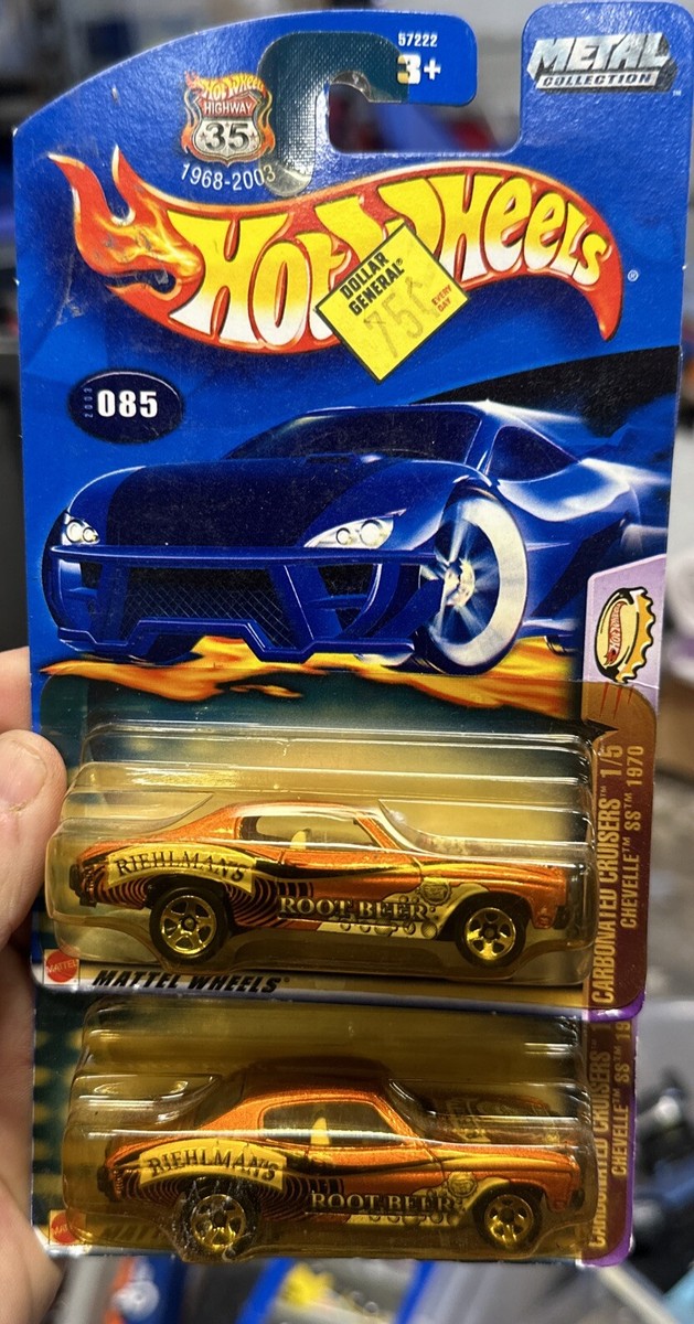 Hot Wheels 1970 Chevelle SS LOT OF 2 2002 Carbonated Cruisers Root