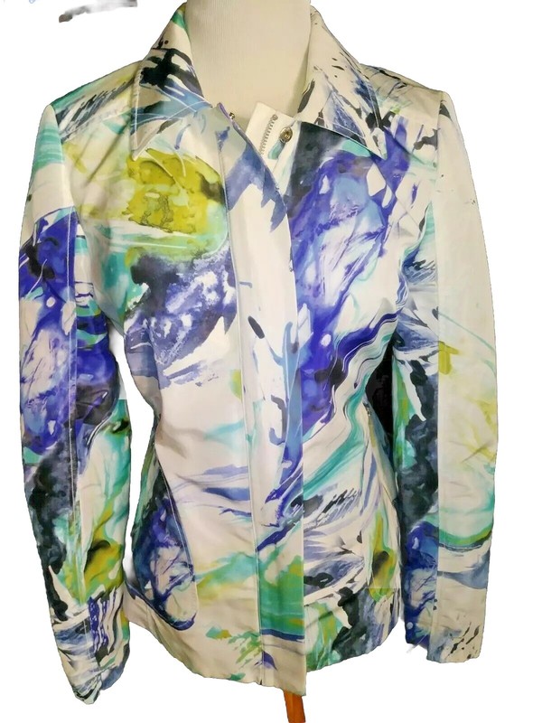 Hilton Hollis 'Spring Coat Watercolor ITALIAN Light weight Small