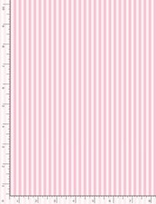 Stripe Fabric  1/8-inch Pink Ballet White Pinstripe  Timeless Treasures YARD