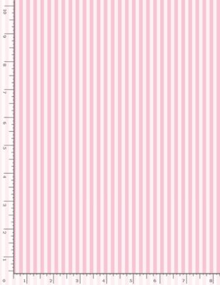 Stripe Fabric | 1/8-inch Pink Ballet White Pinstripe | Timeless Treasures YARD