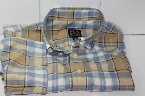 MEN'S JOS A BANK SHORT SLEEVE DRESS 
