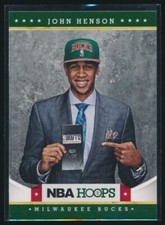 2012-13 Hoops John Henson Rookie Milwaukee Bucks #287 Rc Card. rookie card picture