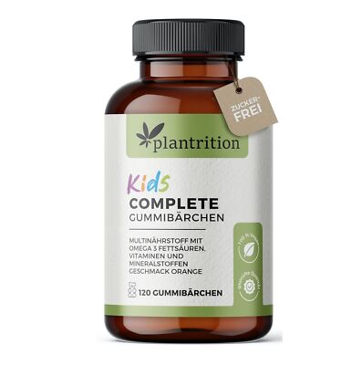 Multivitamin und Omega 3 Gummibärchen mit Vitamin D3 und K2, Zink etc für Kinder
