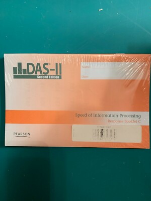DAS-II Speed of Information Processing Version C Response Booklets
