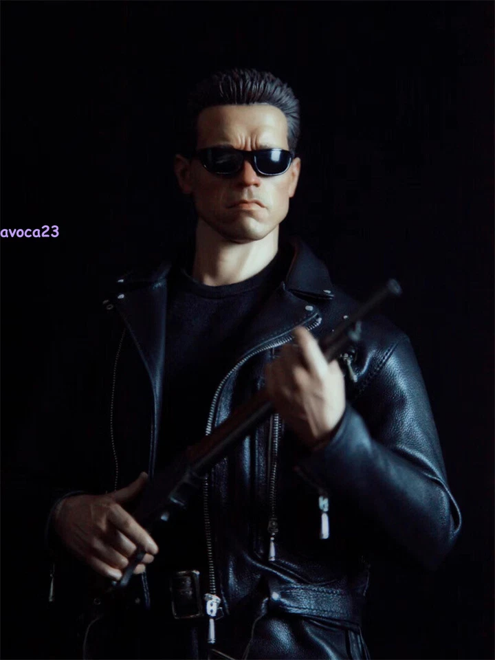 Nuevos accesorios para gafas de sol Terminator T800 Arnold escala 1/6 figura modelo juguete Foto 4 de 4