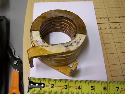 SOLID COPPER COIL 2.65'' ID X 4.16'' OD  3/4'' X 1/4'' BAR