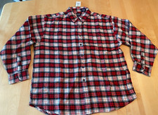 NWT GAP KIDS PLAID LS RED HEAVY FLANNEL SHIRT SZ XXL