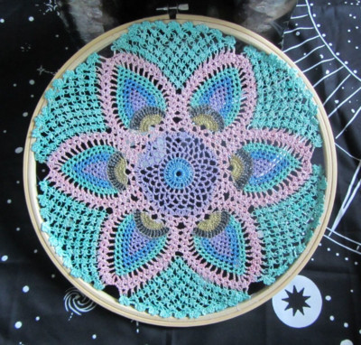 Wandbehang Perlmutt Mandala