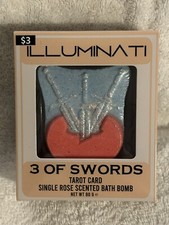 illuminati 3 Of Swords Tarot Card Bath Bomb
