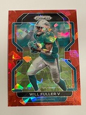 2021 Prizm Football Red Ice Prizm #105 - Will Fuller V - Miami Dolphins