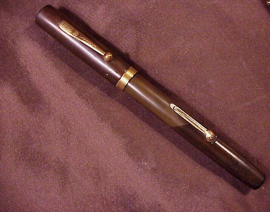 WATERMAN 52 BHR , LF, GFT, 18KT REPLACEMENT IDEAL NIB, c1924, EXC