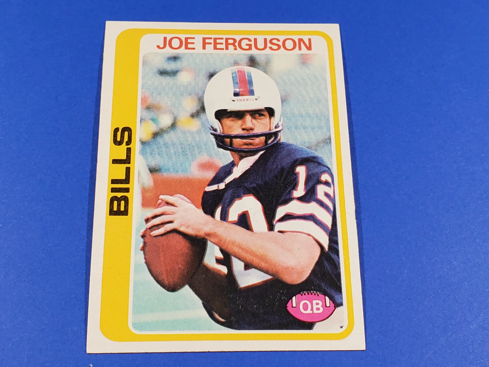 1978 TOPPS FOOTBALL #339 JOE FERGUSON HIGH GRADE NR MINT + BEAUTIFUL