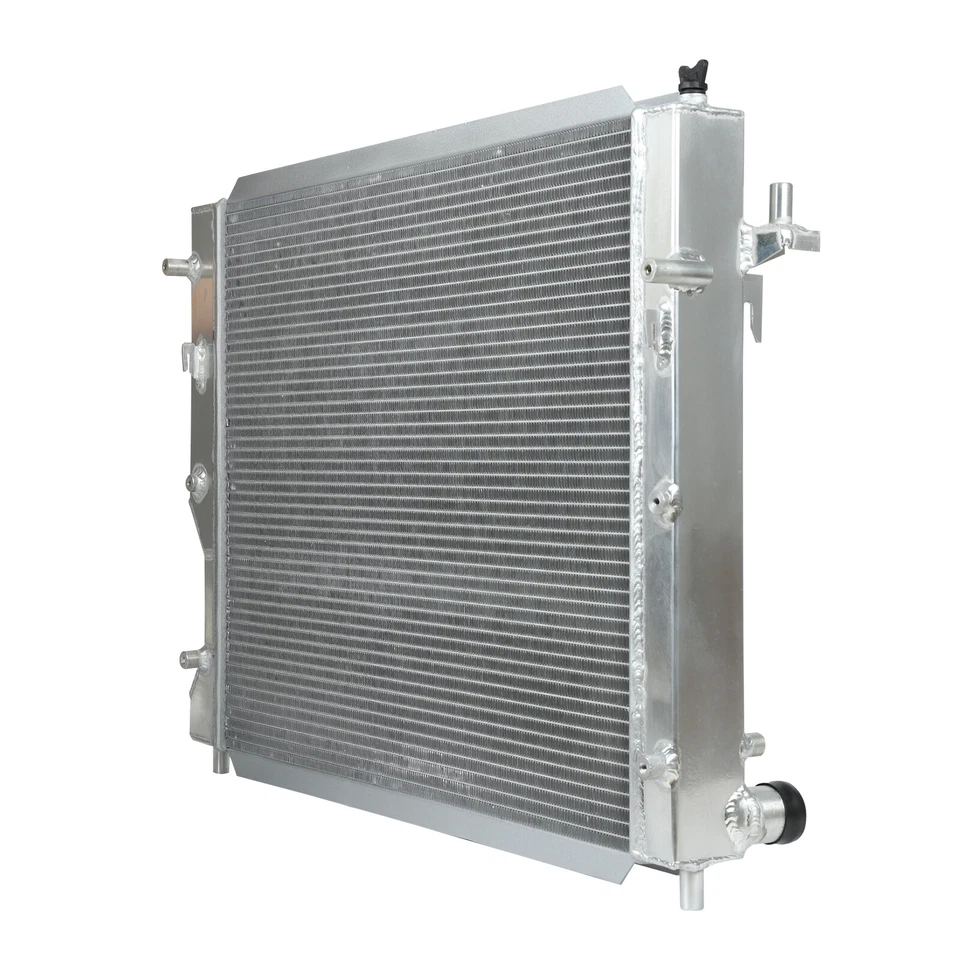 3 Row Aluminum Radiator For 2005-2014 Ford Mustang GT Base 3.7 3.9 4.0 4.6 5.0L - Imagem 3 de 4