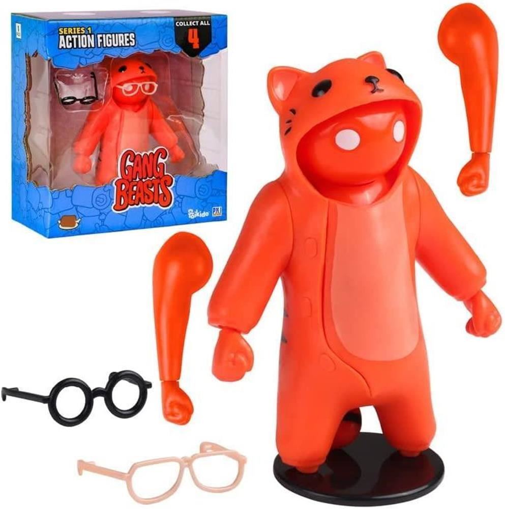 Lansay Piggy - Set di 4 statuette da 8 cm, personaggi dei videogiochi