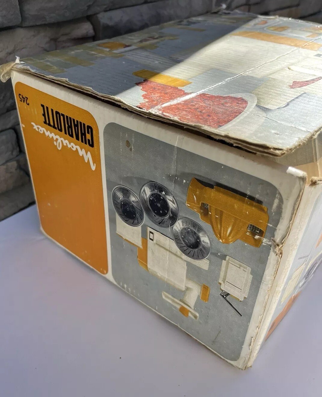 Moulinex 254 Vintage Meat Grinder Salad Maker Juicer Complete W/ Box