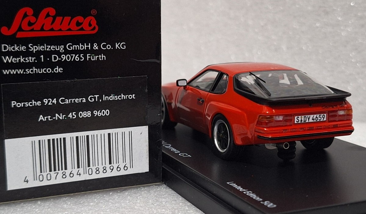 Porsche 924 Carrera GT 1976 Red 1:43 Schuco Pro.R 08896 1 of