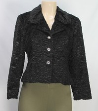 Robin Naylor Bay Head Women's Jacket Long Sleeve Black Size 6