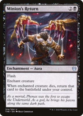 MINION'S RETURN ~mtg NM-M Theros Beyond Death Unc x4