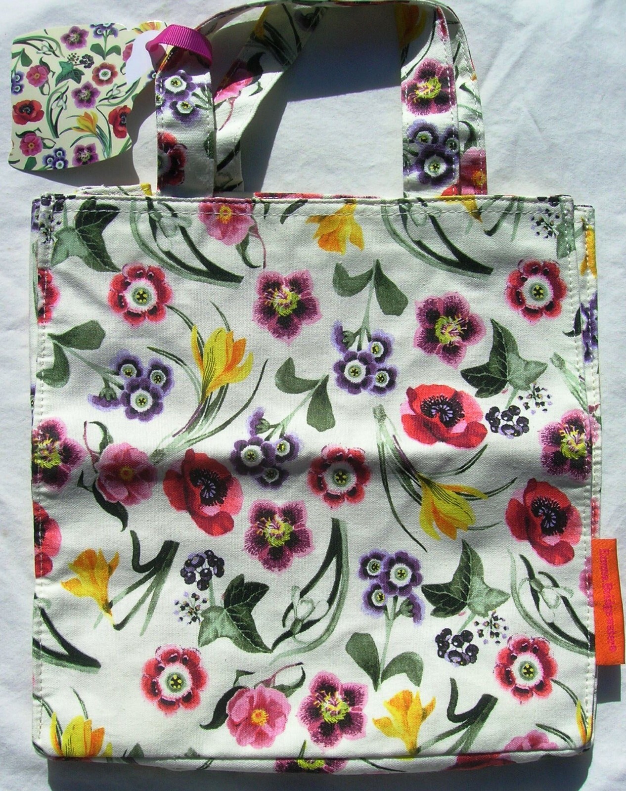 🎁😍BNWT EMMA BRIDGEWATER SHOPPER BAG LUNCH BAG WILD FLOWERS RARE CANVAS😍