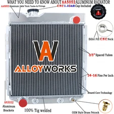 CC251 3 Row Radiator For 1960-66 Ford Falcon Mustang Ranchero/Mercury Econoline