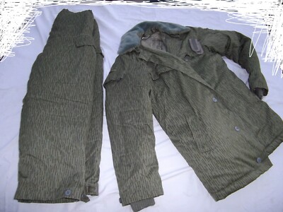NVA Jacke od. Hose gefüttert 44,48,52,56, 58,60,64  Felddienst Strichtarn Winter