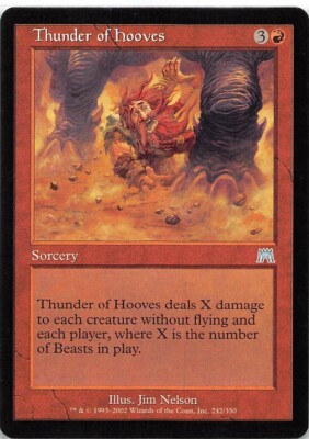 Thunder of Hooves *Uncommon* Magic MtG x1 Onslaught SP