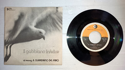 VINYL SCHALLPLATTE 45 UMDREHUNGEN DIE UNGLÜCKLICHE MÖWE im Moog DER WÄCHTER DES LEUCHTTURMS OZEAN