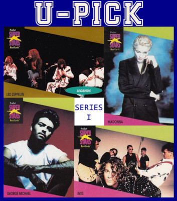 U-PICK 1991 Pro Set SuperStars MusiCards US Series 1 (#1-260) +Header