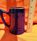 University of Notre Dame Beer Stein Mug Cobalt Blue & Gold Trim Vintage Bunting — photo 4