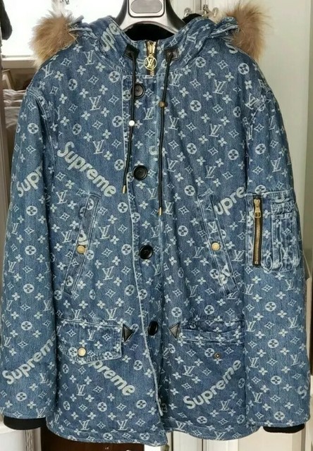supreme parka lv