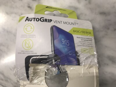 Bracketron Black Universal Expansion AutoGrip Vent Mount Universal Phone Holder