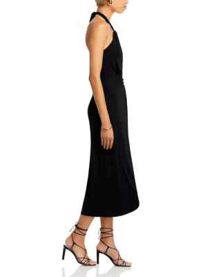 slim fit dress slacks Bridgette Halter Dress in Matte Jersey S main image 1